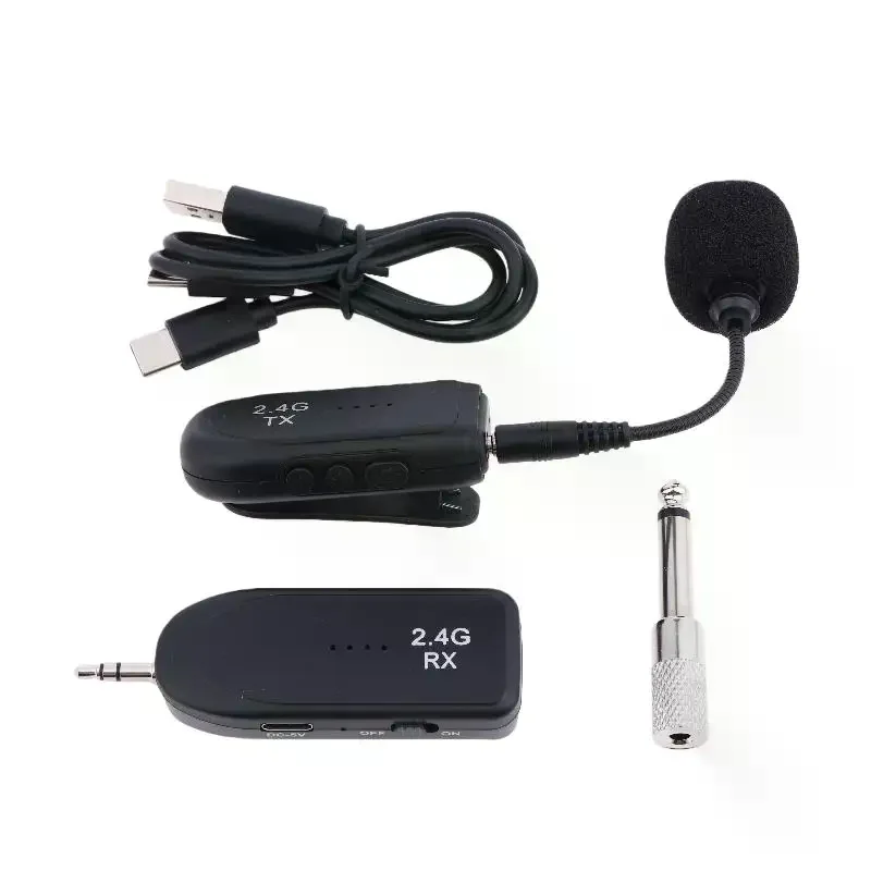 

1 Set HD Sound Quality Wireless Microphone Audio Amplifier Headset Microphone For Speaker Bluetooth Wireless Microphone Kit