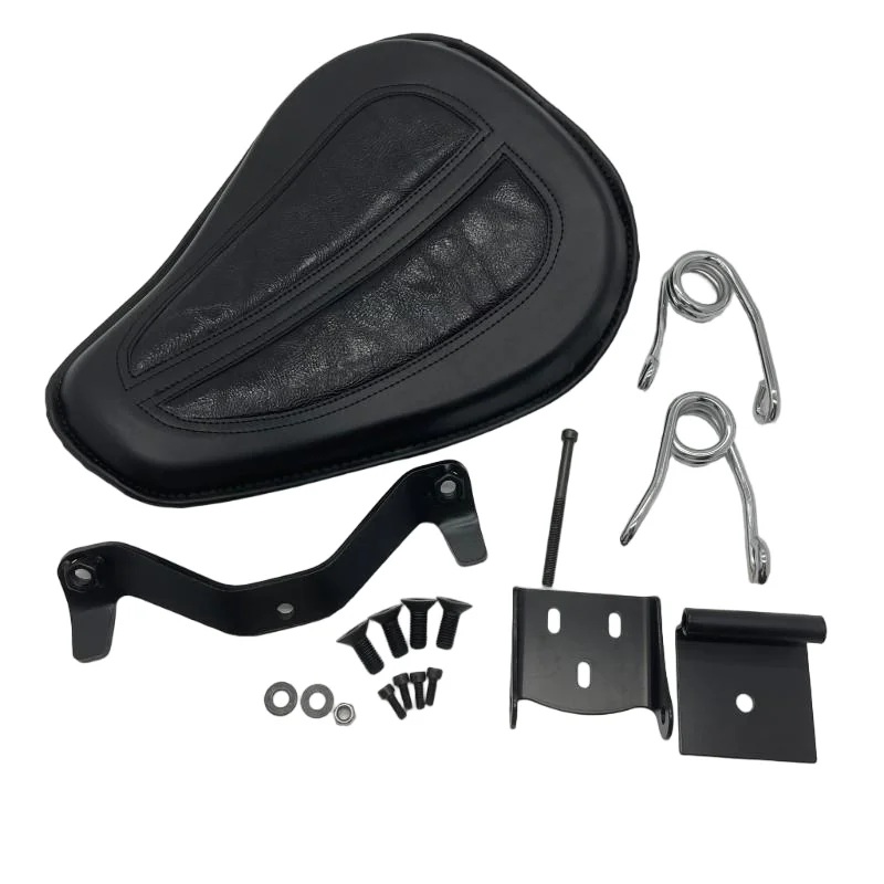 

For Harley Sportster XL 883 1200 Sportster 1200 883 2004-2006 2010-Up Motorcycle Solo Rider Seat w/ Spring Mounting Bracket
