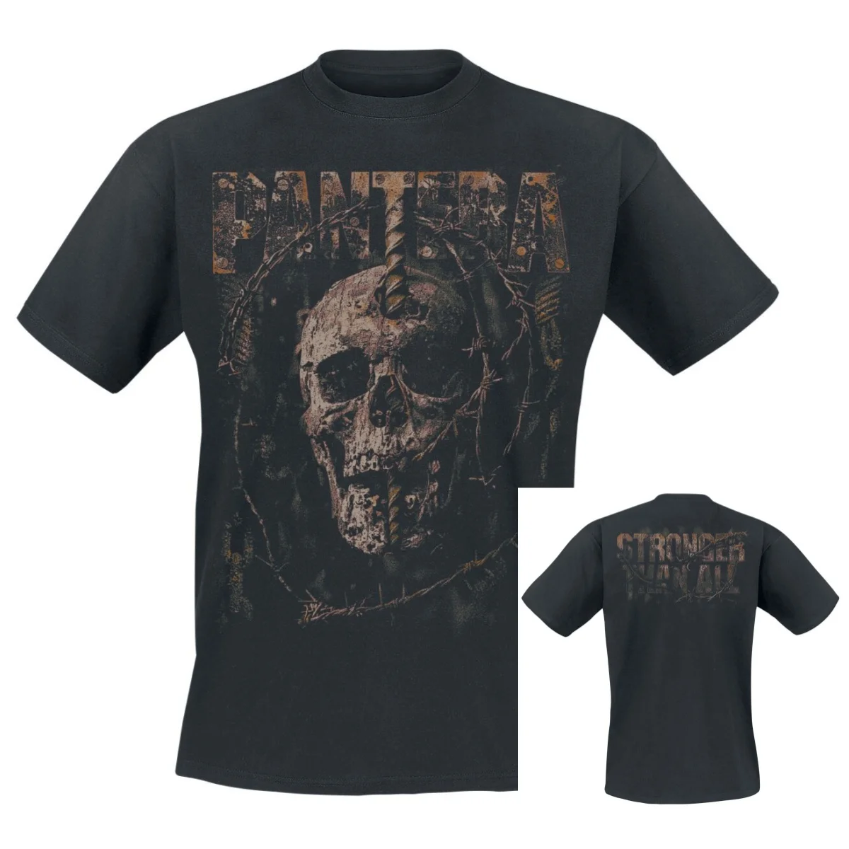 Klassisches Pantera T-Shirt für Männer und Frauen, Metal-Rock-Band-Grafik-Shirt, Baumwolle, Sommer-Streetwear-Oberteil – Detail 3