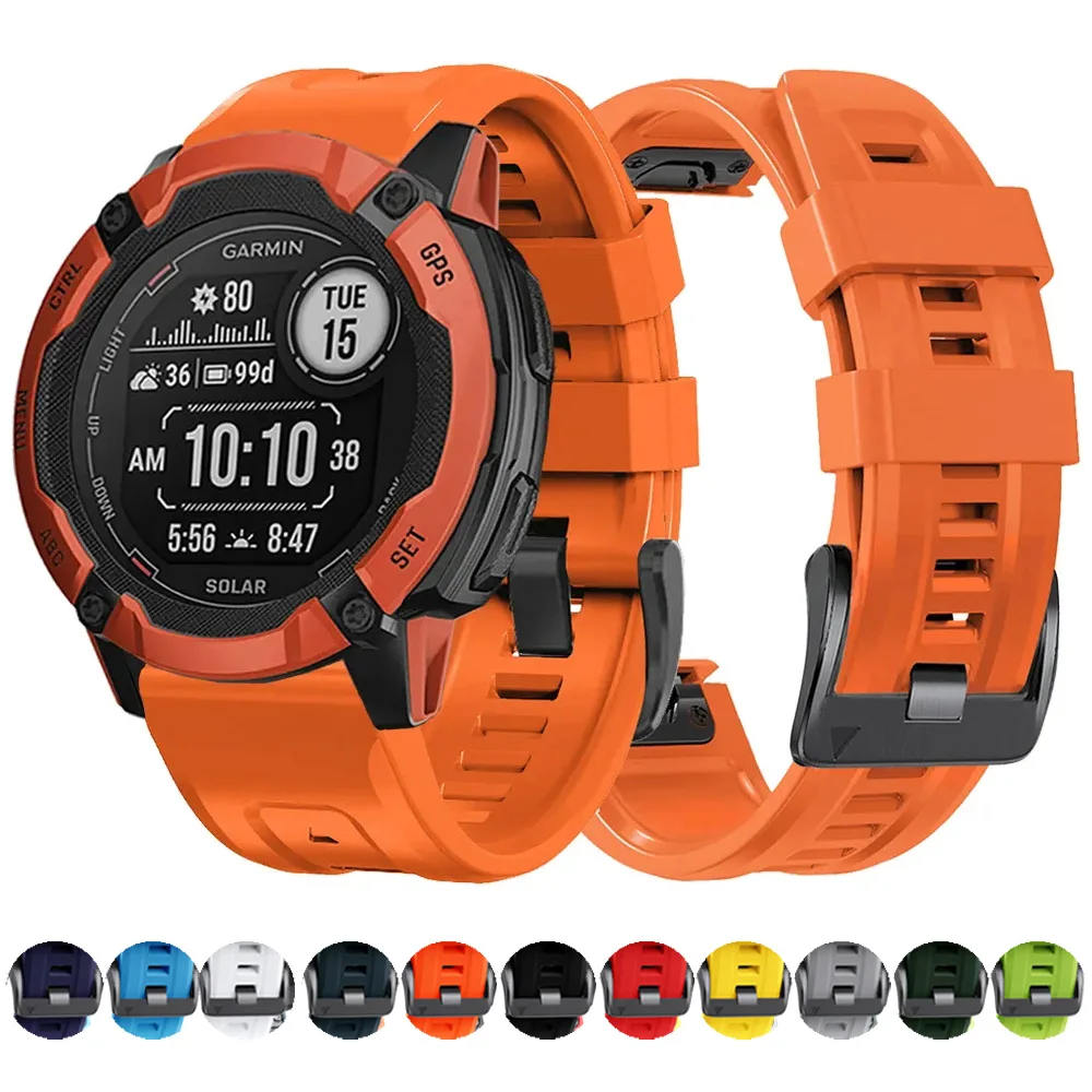 Instinct 2X Solar Watchband QuickFit 22mm 26mm Watch Strap For Garmin Instinct 2 Fenix 7X 7 Pro 6 6X Pro 5 5X Band Bracelet