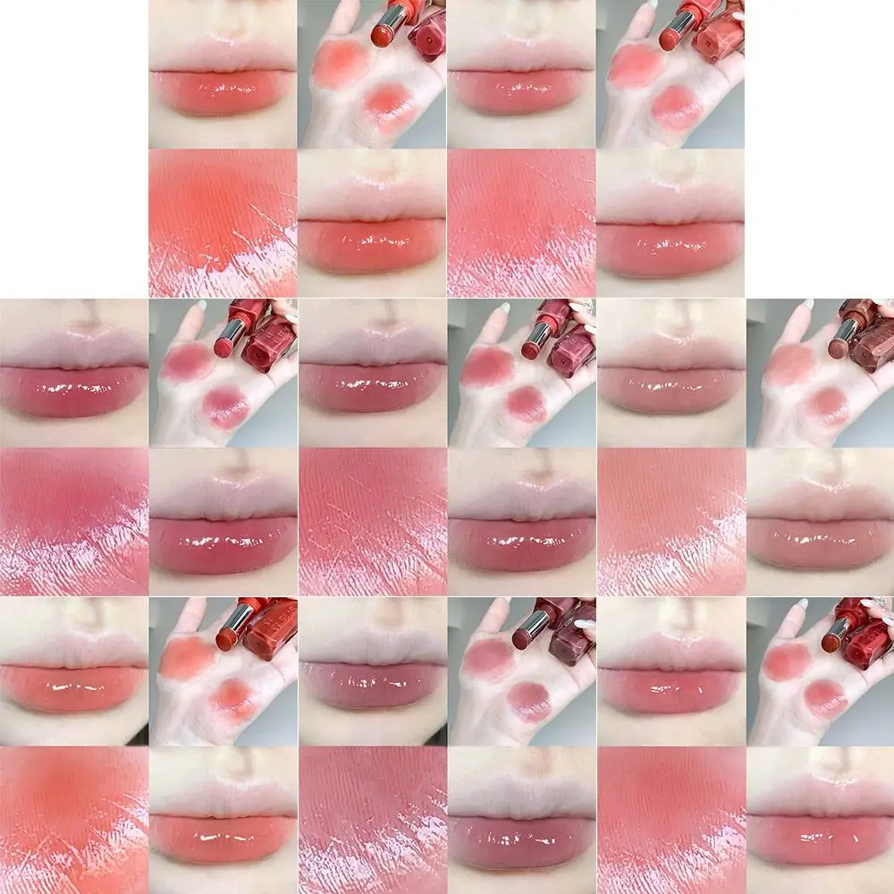 جديد مرآة ترطيب الوجه أحمر الشفاه مقاوم للماء الزائفة الطبيعية عارية الشفاه الصقيل طويلة الأمد غير عصا كوب الشفاه ماكياج النساء