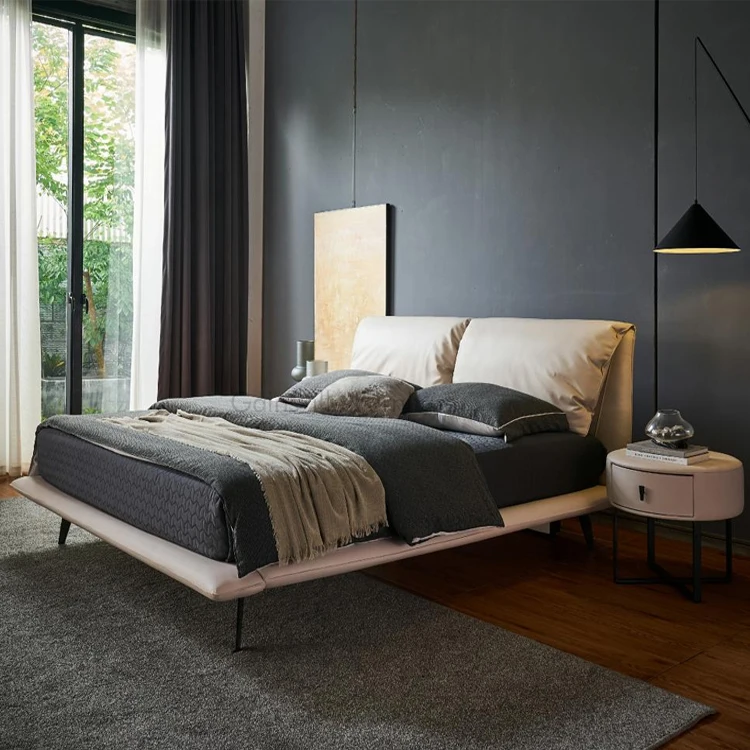 

⁕yMorden Luxury Customized Bedroom Furniture Set Indoor Comfortable Headboard Bed for Villa Hotel Apartment