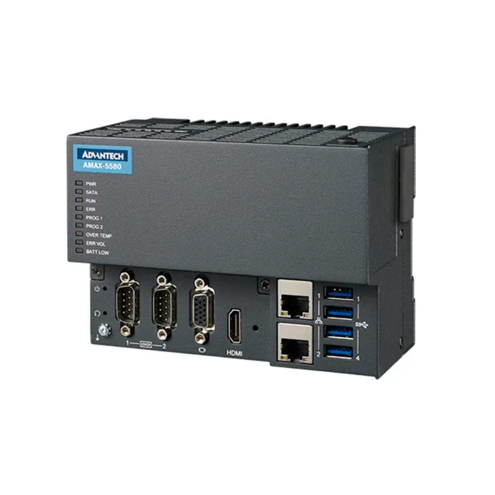 Advantech AMAX-5580 Ultra Compact Fanless Industrial IoT Edge Intelligent Controller Intel Core i7/i5/Celeron Control IPC