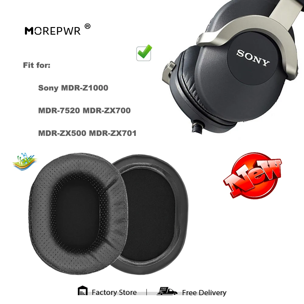 

Replacement Ear Pads for Sony MDR Z1000 7520 ZX700 ZX500 ZX701 Headset Parts Leather Cushion Earmuff Earphone Sleeve Cover