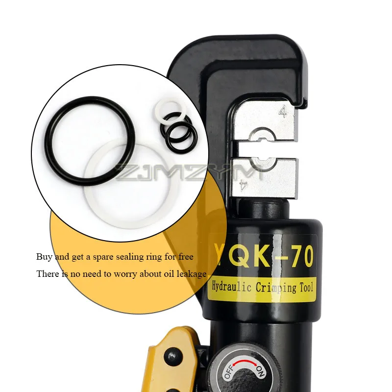 Pinze idrauliche a pressione 12T 16-300MM Strumenti di crimpatura Terminale cavo Cablaggio Pinze manuali Piegatrice a batteria con morsetto di precisione