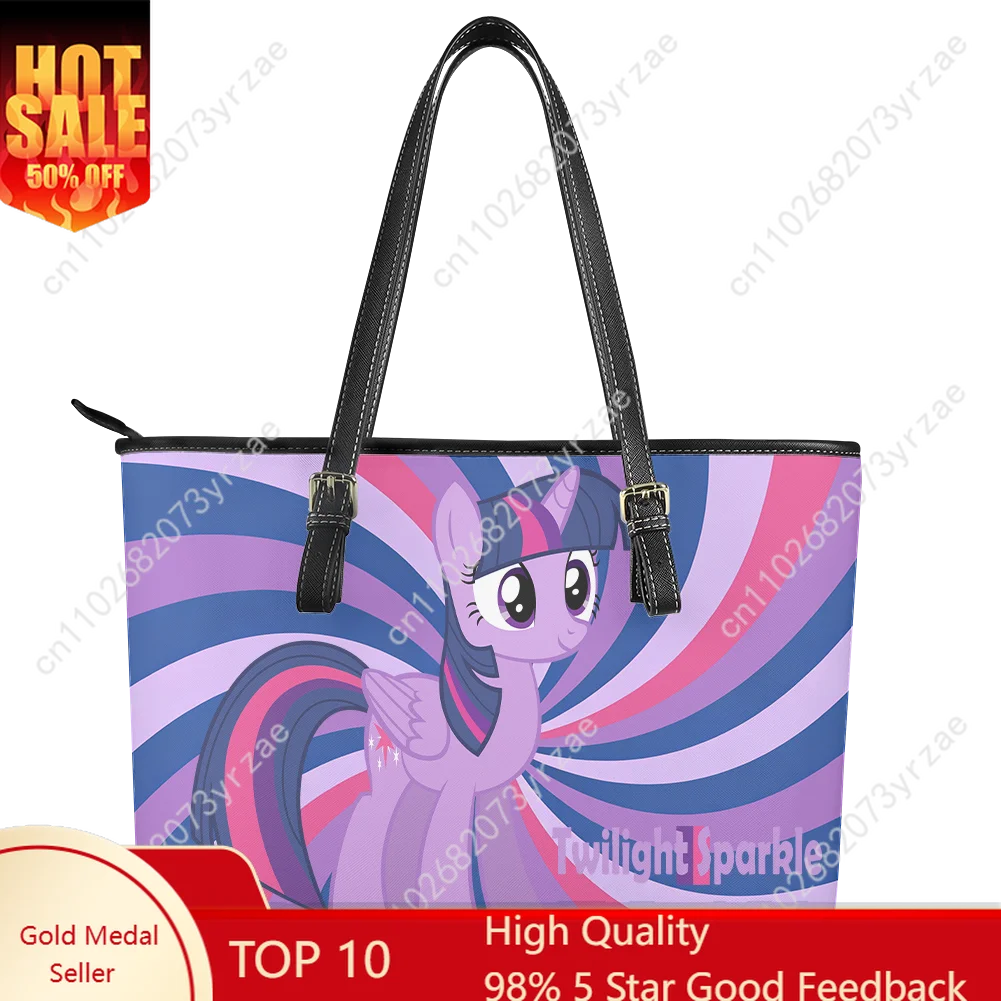 

Twilight Sparkle Handbag Mens Womens Totes My Little Pony Friendship Is Magic Fashion Bags Custom Tote Cosplay Bags