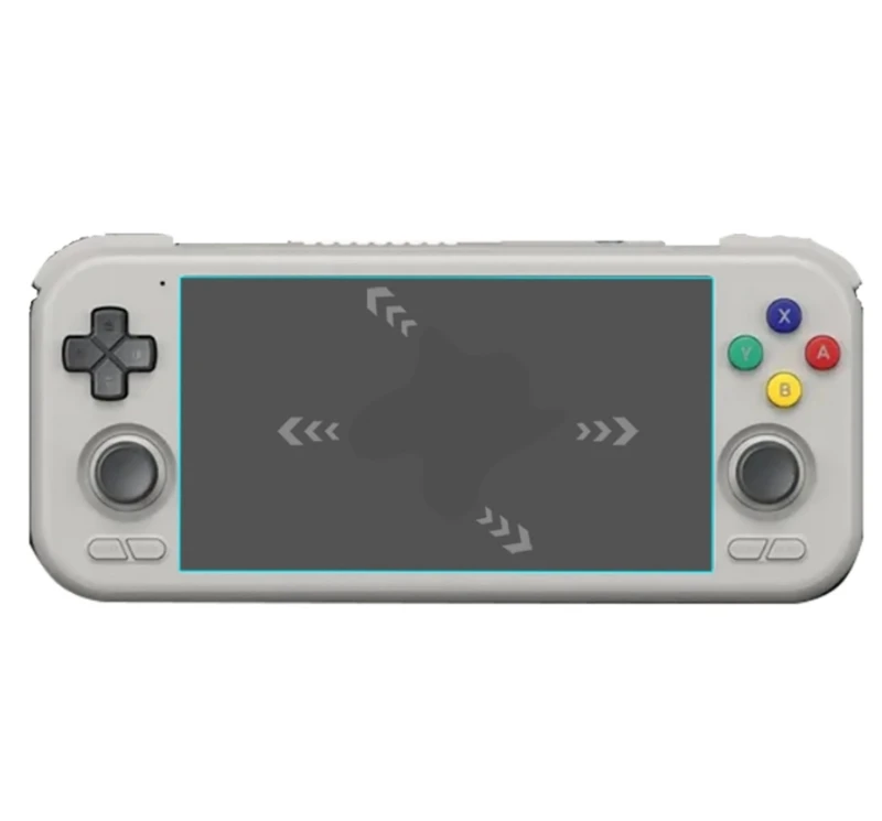 طبقة واقية للجيب الرجعي 4 برو ، آلة ألعاب فيديو أقل فقاعة ، غطاء شاشة من الزجاج المقسى ، 9 ساعات