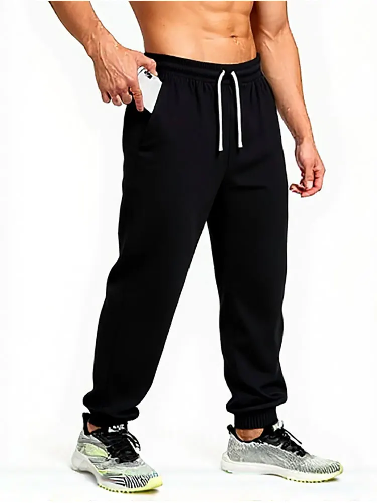 65 % Baumwolle Twill Baggy Casual Jogger Hosen Männer 380g Anti-falten Arbeitskleidung Hosen Outdoor Sport Jogginghose Atmungsaktive gestrickte – Detail 7