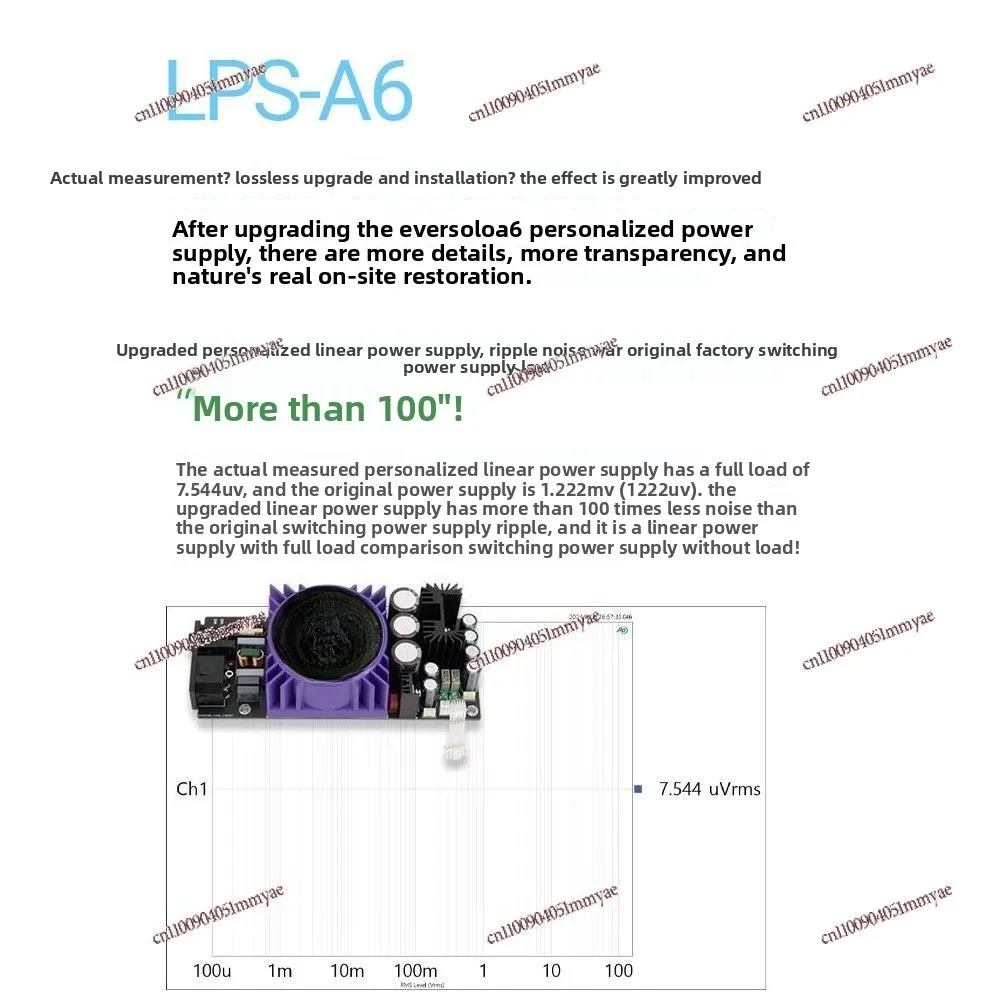 A6 Master A8 Actualización de transmisión digital Placa de alimentación lineal Módulo de filtro especial Instalación sin pérdidas