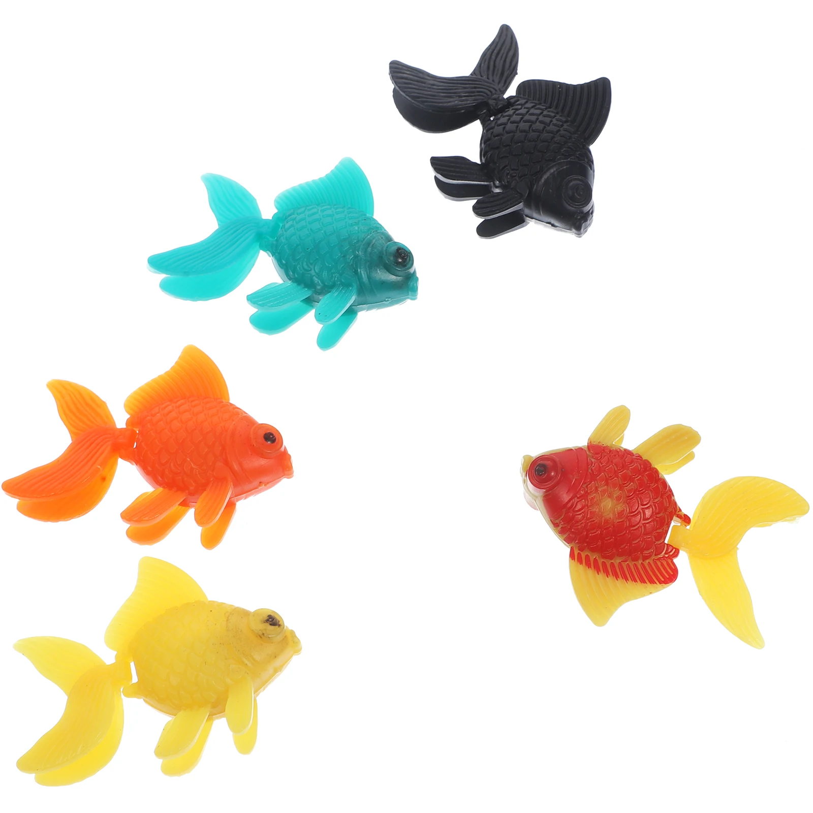 

10pcs Artificial Floating Fish Decoration Realistic Plastic Aquarium Ornament Lifelike Fake Fish Long Time Use Durability