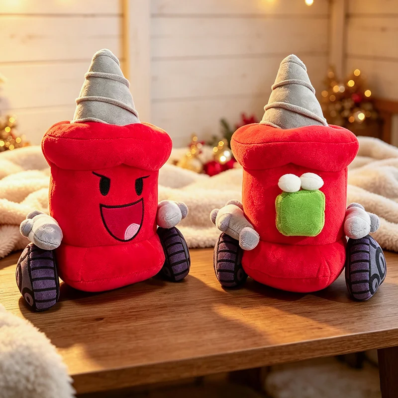 Cartoon Milo Electric Drill Monster Plush Stuffed Anime Tool Pillow Red Drill Funny Doll Friends Presents