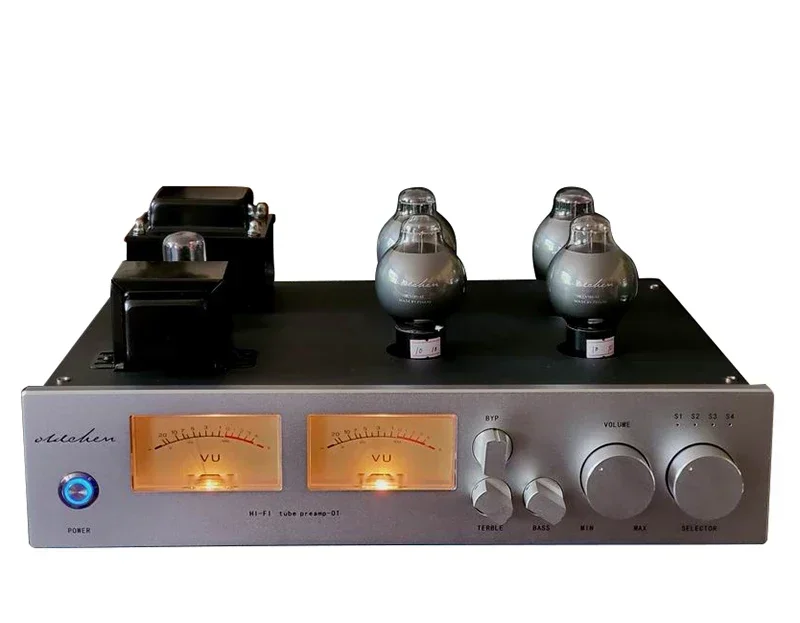 Oldchen C1 Tube Preamplifer HIFI EXQUIS Laochen 6SN7 CV181 Lampe Pre-Amp Referred M7