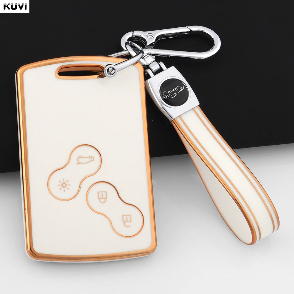 Car Key Fob Case Cover Bag For Renault Megane 2 3 Clio Scenic Duster Kaptur Captur Logan Laguna Zoe Koleos Danilo Nema Fluence