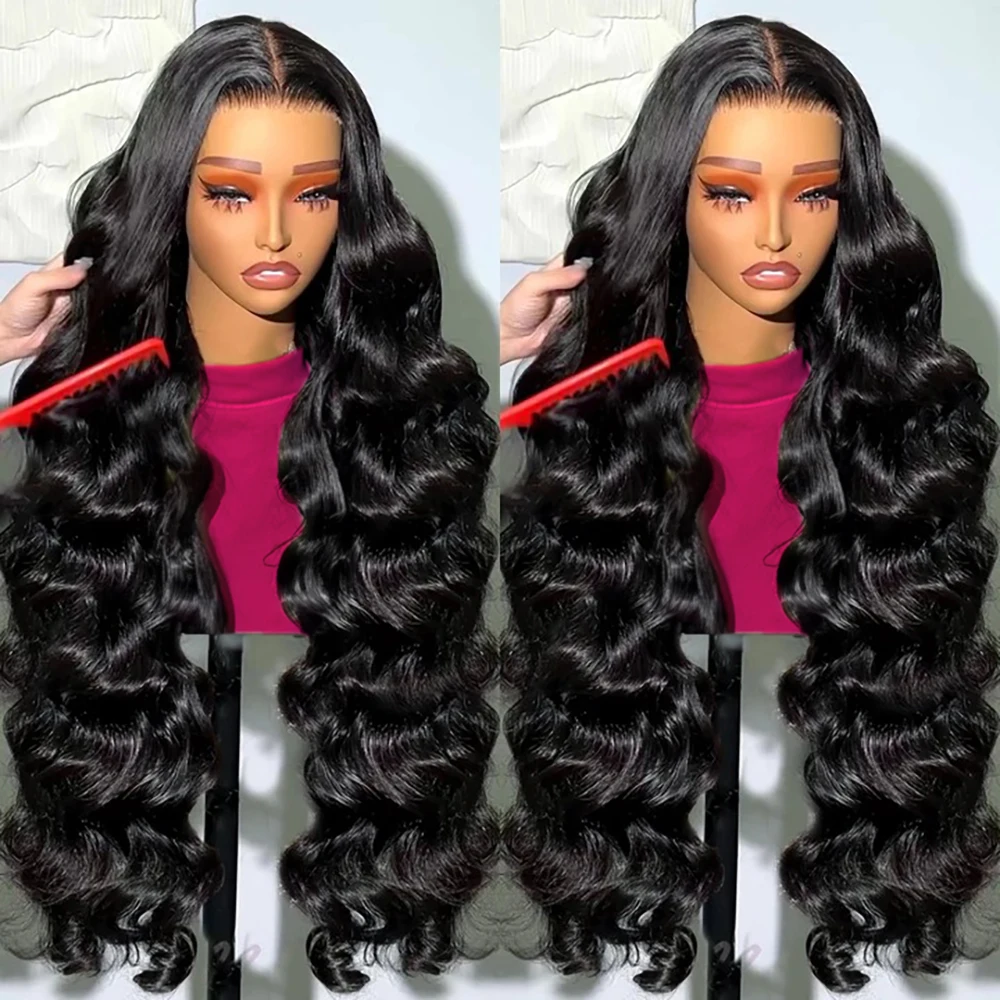 

13x4 HD Lace Front Human Hair Wigs Body Wave Brazilian 30 40 inch 13x6 Lace Frontal Wig Human Hair Pre Plucked For Women