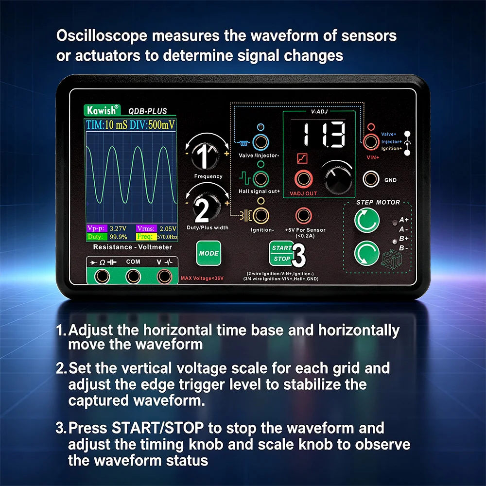 2026new-qdb-5a-オシロスコープ付き自動診断ツール-pwmジェネレーター-ステッピングモーター用マルチメーター-ソレノイドバルブテスター