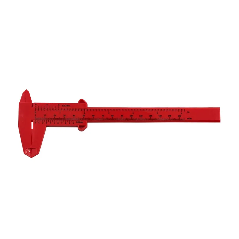 0–150/0–80 mm Kunststoff-Messschieber, Mini-Doppelskala, Lineale, Messlineal, Innentiefe, Durchmesser – Detail 7