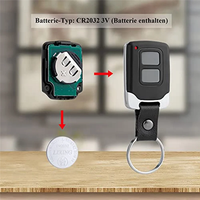 Garage Door Opener Remote Control Compatible with FAAFIX Handheld Transmitter 433Mhz