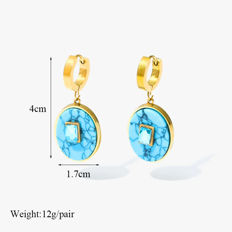 EILIECK 316L Edelstahl Phoenix-Blumen-Kreuz Geometrische Halskette Ohrringe für Damen Modisches Wasserdichtes Schmuckset Hochzeit – Detail 14