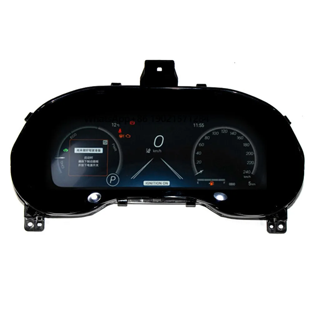 12.3 Inch Digital Cluster for  Sienna 2021-2024 Car Dashboard Instrument Panel Speed Meter LCD  Multimedia Player