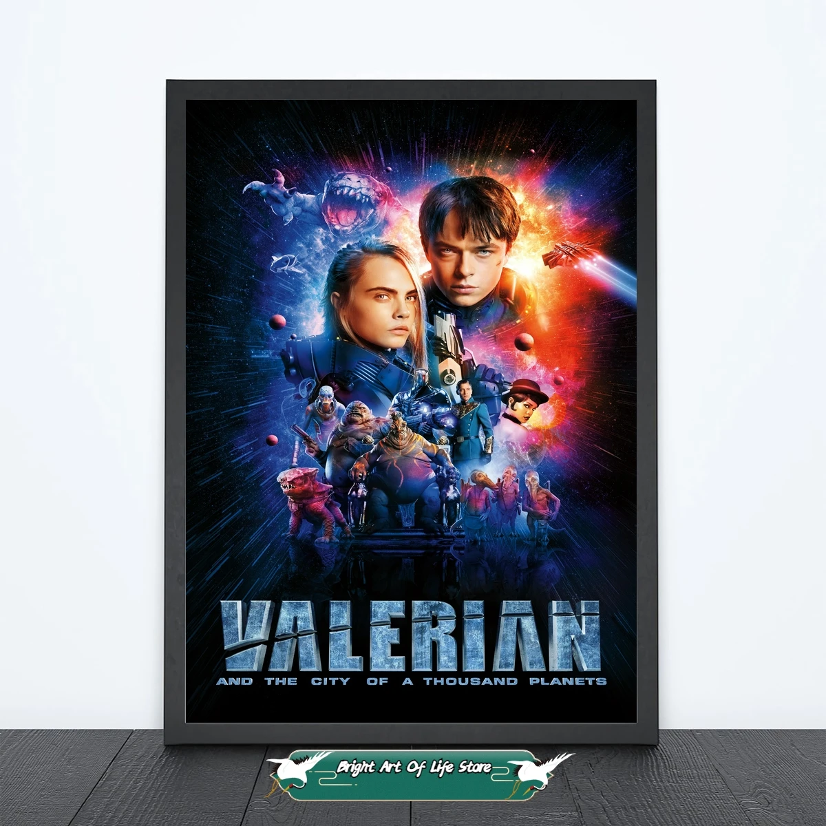 

Valerian and the City of a Thousand Planets (2017) Movie Poster Art Cover Star Photo Print Apartment Home Decor Wall Painting