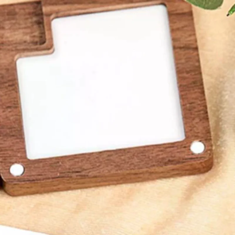 

Mini Walnut Wood Watercolor Palette Portable Paint Box With Clip Travel Painting Paint Tray Art Supplies Sketchbook Palette