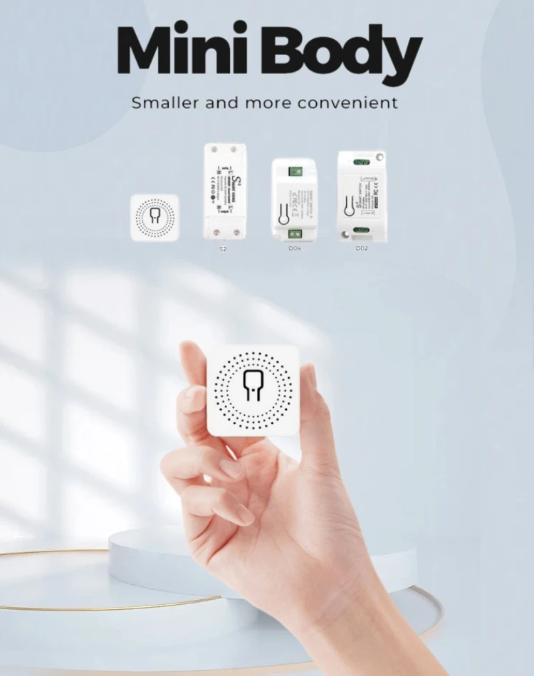 Tuya 16A MINI Wifi Switch DIY 1-way Remote Control Timer Relay Automation For Smart Life Work With Alexa Google Home Alice