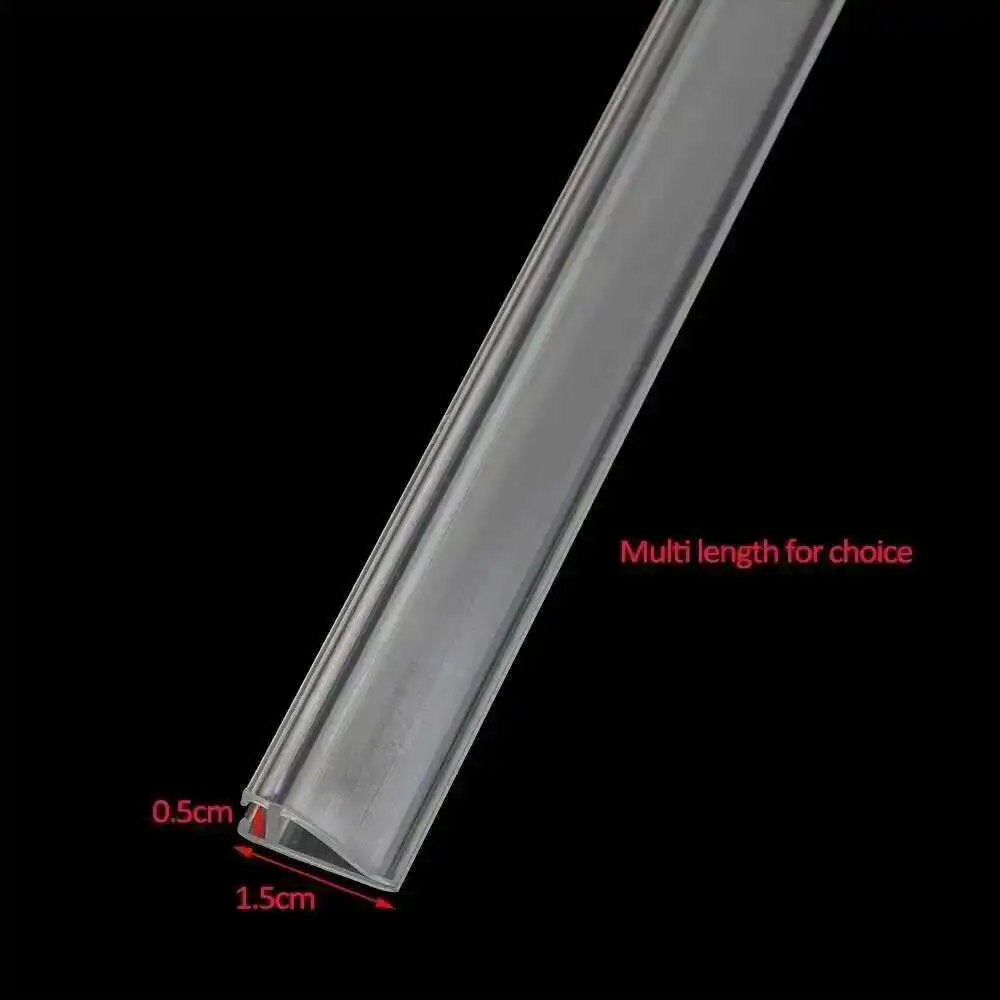 

10pcs 25/30/35/40 Clear Plastic Banner Clip Strip Poster Hanging Snap Rail Flag Pole Wall Calendary Painting Hanger Rod