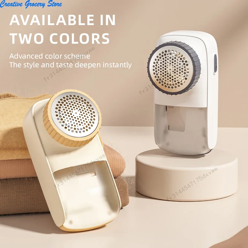 ماكينة تشذيب الوبر بشاشة رقمية ذكية مع ستة شفرات وكبسولة شفط ماكينة لينت الملابس الكهربائية المحمولة القابلة لإعادة الشحن عبر USB #3