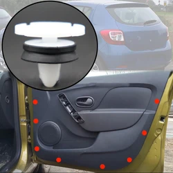 Per Renault Stepway Dacia Sandero 2012 - 2015 2016 2017 2018 2019 2020 pannello della portiera dell'auto rivestimento della carta Clip di fissaggio rivetto tappezzeria