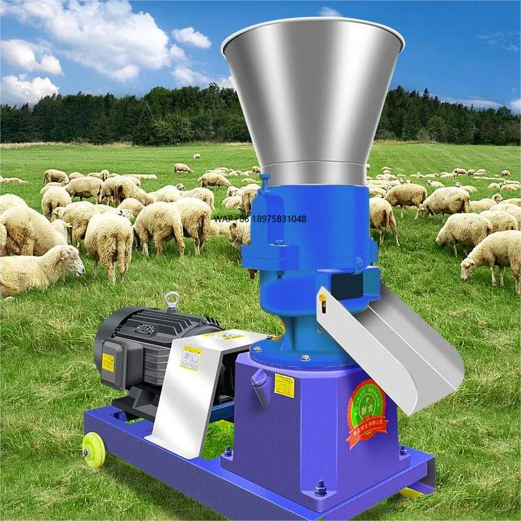 

Animal feed processing machinery for poultry farm agricultural equipment feed pellet machine