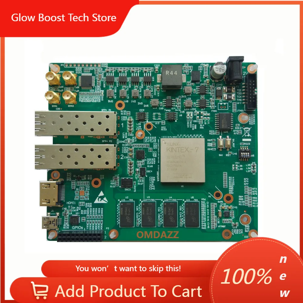 

NYDIY Kit Electronic FPGA Kintex7 XC7K325T Development PCB Demo Board with10G-fibre SFP+ Network SMA HDMI-compatible