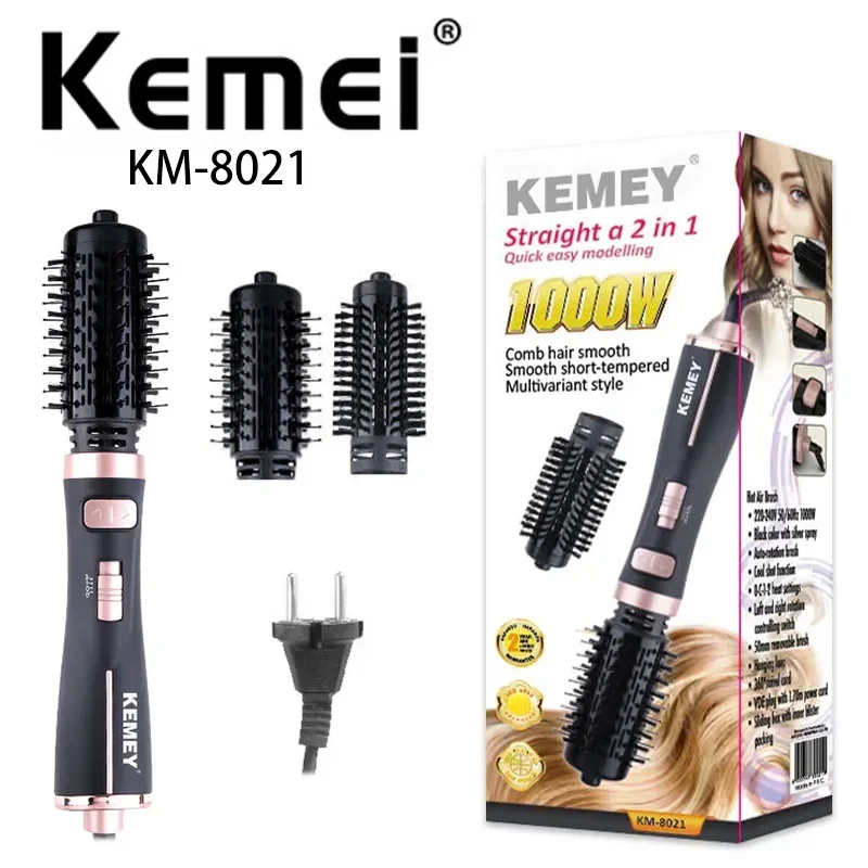 KEMEI/Kemei KM-8021 elektrikli bukle makinesi bayanlar çok hızlı bukle makinesi kuaförlük tarağı