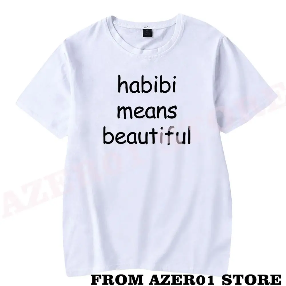 Quackity habibi means beautiful T-Shirt Merch Birthday T-shirt Summer Men/Women Tshirt Short Sleeve Dream Team SMP MCYT Tee