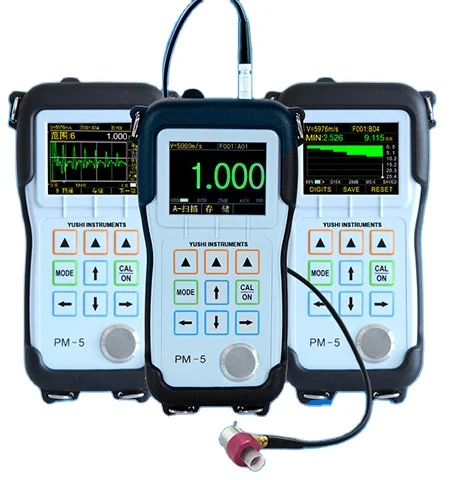 PM-5 Series High-Precision Electronic Measuring Instrument Ultrasonic Thickness Measurement with Single Crystal Delay Probe