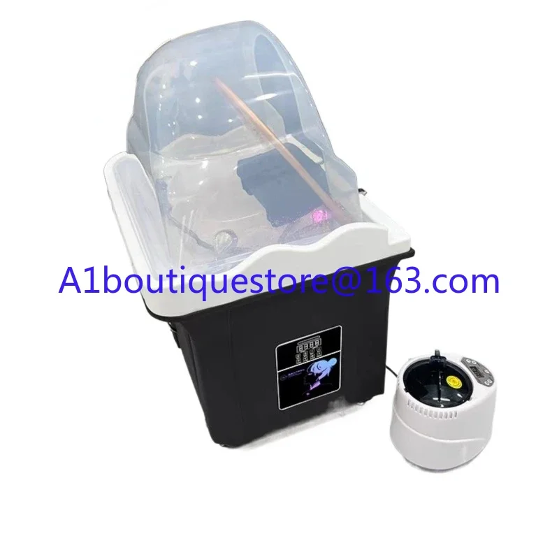 Mobile bedside grafting beauty shop shampoo bedside treatment fumigation basin constant temperature heating water circulation