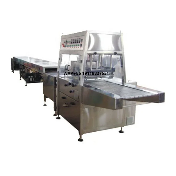 400,600,800,1200mm Biscuit Wafer Candy Cookie Chocolate Enrobing Machine