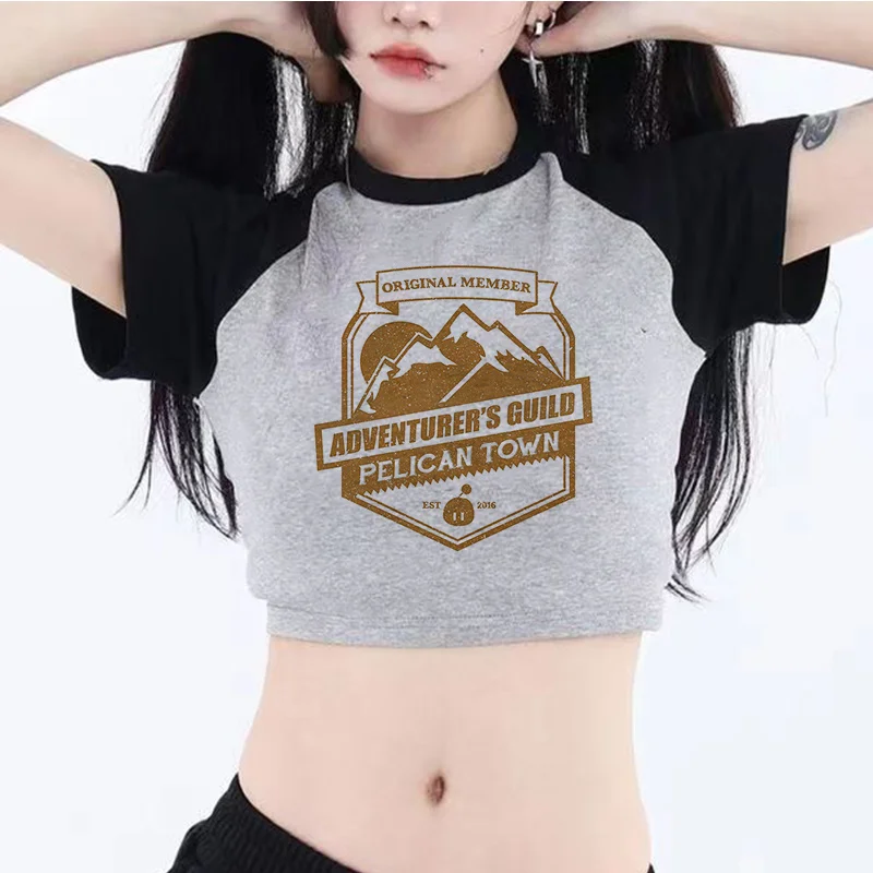 Stardew Valley streetwear  hippie  trashy crop top girl 2000s aesthetic streetwear  fairycore tshirt crop top