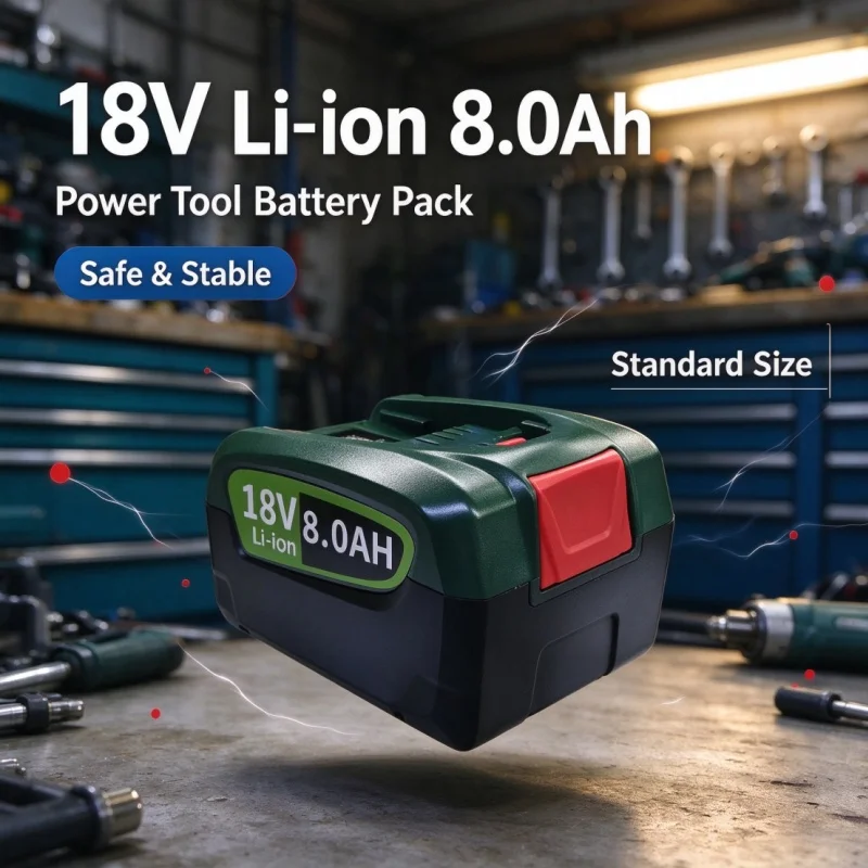 18V Lithium Ion Battery Pack PBA Lpega 8000mAh Rechargeable Replacement Battery for AL18815CV AL1830CV AL1880CV AL1810CV