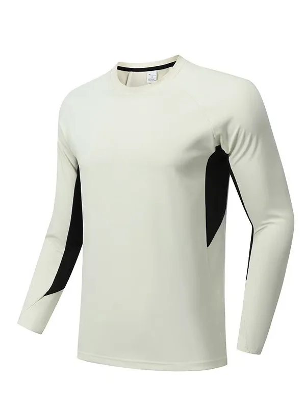 

Men's Outdoor Fitness Long Sleeve Hoodie Quick Dry round Neck Sweatshirt Standard Fit Sport Style Casual Comfortable T-Shirt