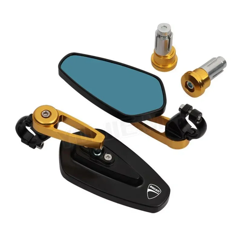 Motorcycle Handlebar Rearview Mirrors For Ducati 400 620 695 696 796 821 MONSTER 899 959 1199 1299 Panigale 848 /EVO 1198/S/R