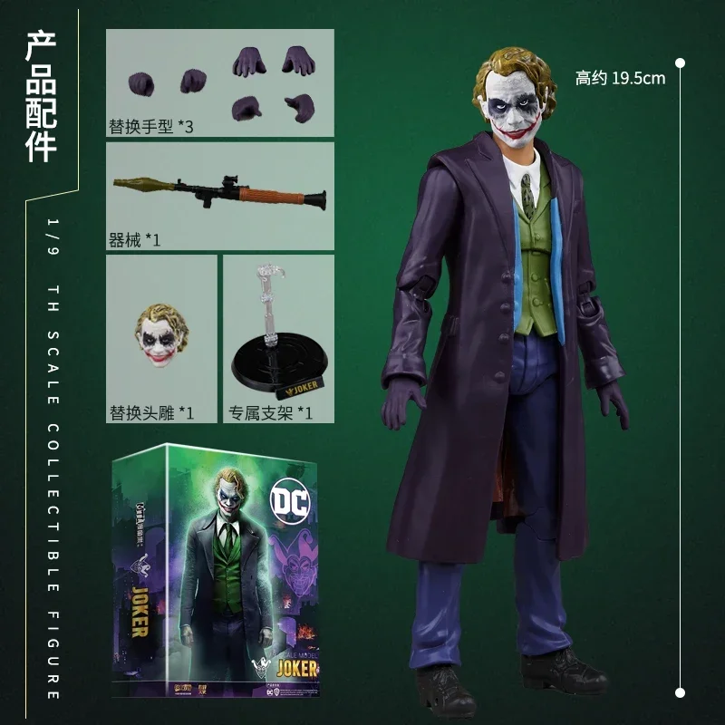 Fondjoy Original The Dark Knight Anime Figure 1：9 Batman Superman Harley Quinn Desktop Model Birthday Gift