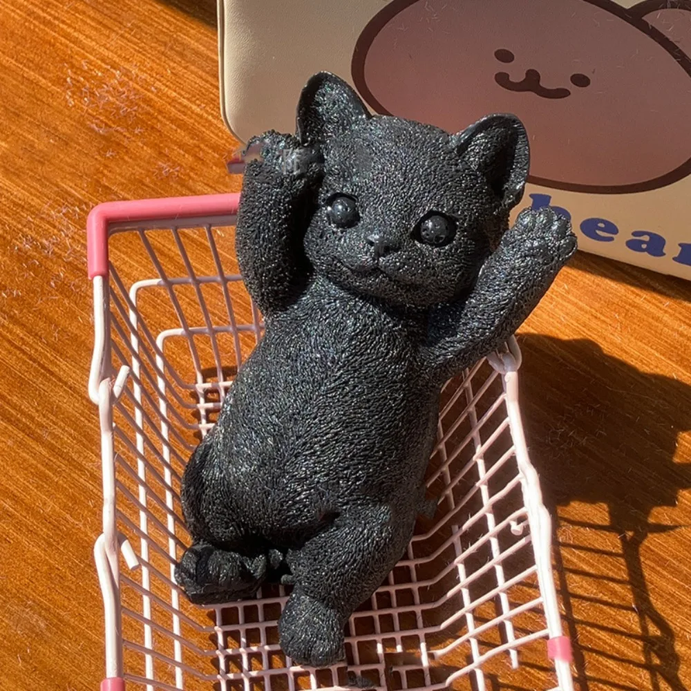 Cartoon Big Cat Doll Spremere Giocattolo Animale Morbido Gatto A Forma di Spremere Giocattolo Colorato Mini Bambola Artificiale Spremere Giocattolo Ufficio