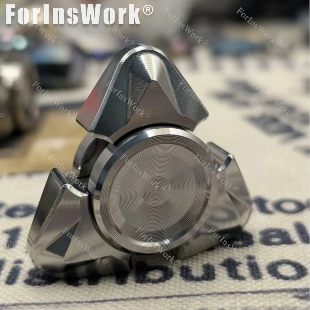NJT Vader Stainless Steel Knife Pattern Fidget Spinner Anxiety Toys Fingertip Gyro Metal Fidget Toys