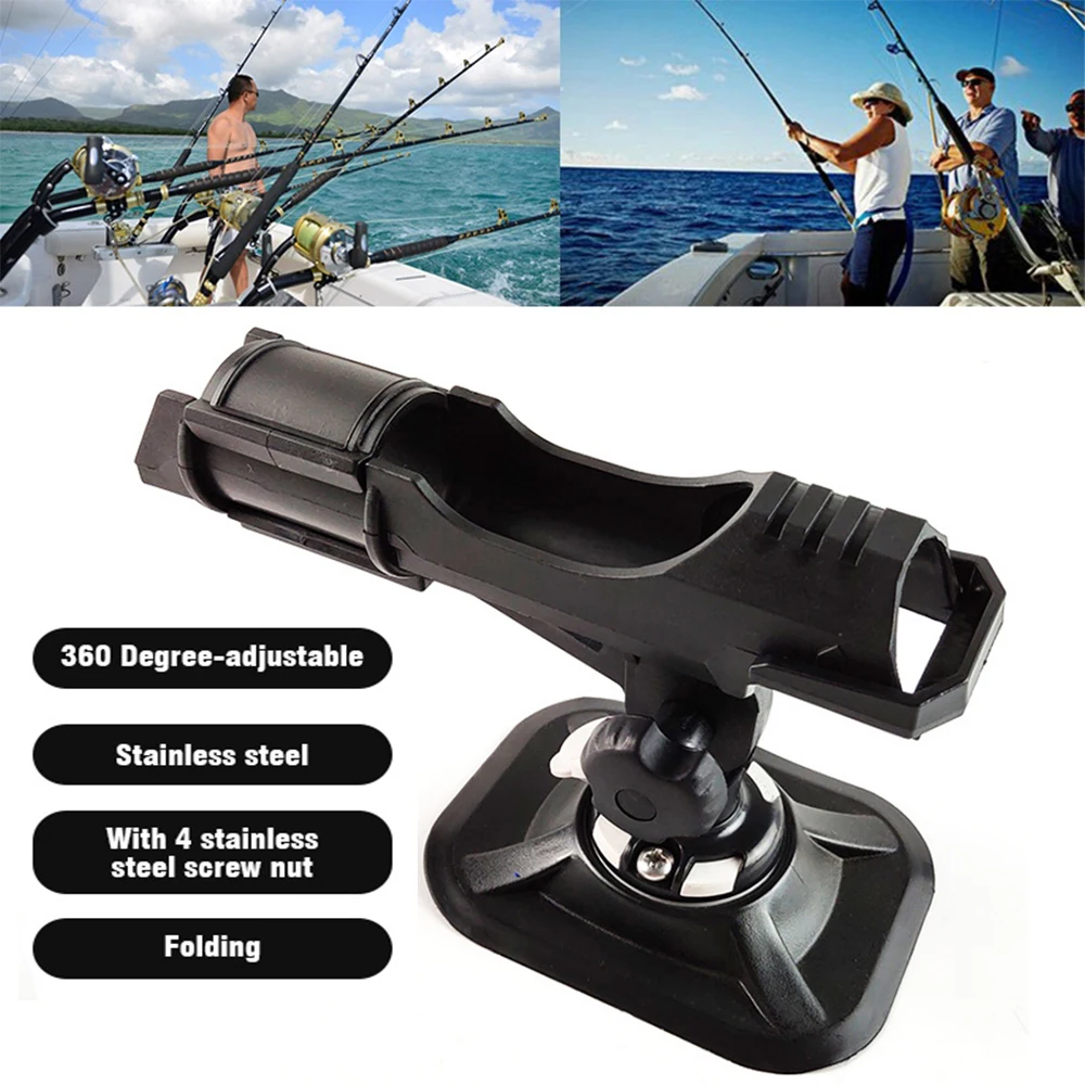 Hot Sale Inflatable Boat Accessories Dinghy Fishing Tool Rod Holder Device Rod Pvc Sup Board Kayak Holder Mounting Angle Bracket