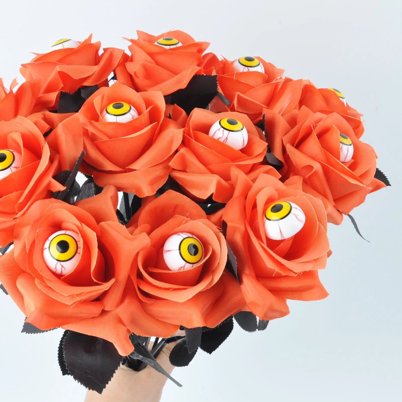 Kreative Teufels auge Rose Anordnung ist mehr für Halloween Geschenk Urlaub Party Dekoration Anordnung vier Farben zur Auswahl – Detail 13