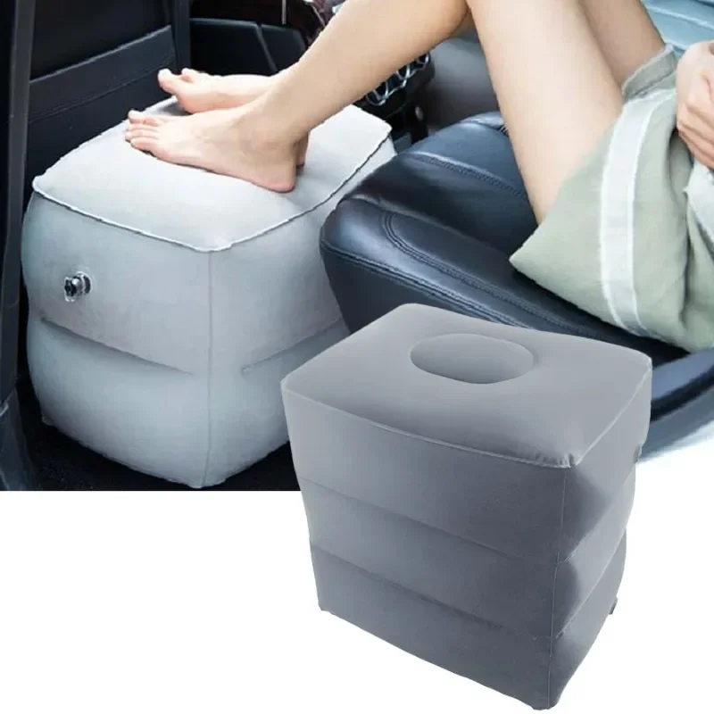 

PVC Kids Flight Sleeping Footrest Pillow Resting Pillow on Airplane Car Bus Pillow Inflatable Travel Foot Rest Pillow Foot Pad