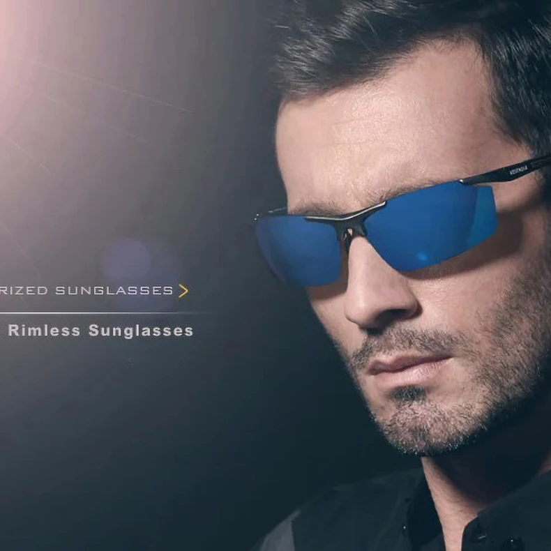 

VEITHDIA Новое поступление модные солнцезащитные очки поляризованные UV400 зеркальные алюминиево-магниевые оправы очки уличные спортивные очки VS06588