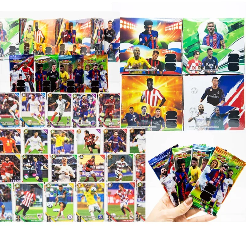 2025 FIFA Football Star Cards Pure Soccer Player Limited Trading Card PTCG Games Fans Collection Cards Children Gifts