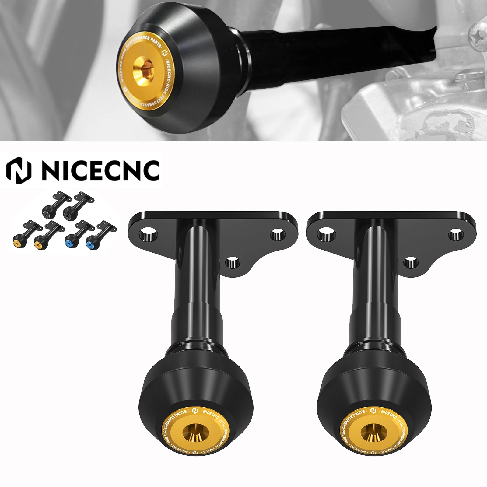 

For SUZUKI DRZ400 S SM NICECNC Engine Frame Sliders Protector DRZ400SM DRZ400S DRZ 400S 400SM 2000-2024 2023 2022 2021 2020 2019