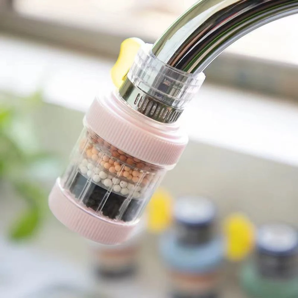 Boquilla de filtro de agua de 6 capas para grifo, Espumador de cocina, purificador de agua Universal para ducha, accesorios de cocina para el hogar